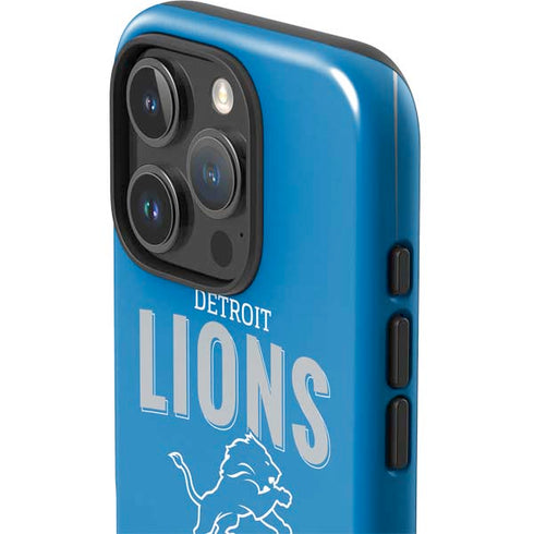 NFL Detroit Lions Helmet iPhone 16 Pro Impact Case